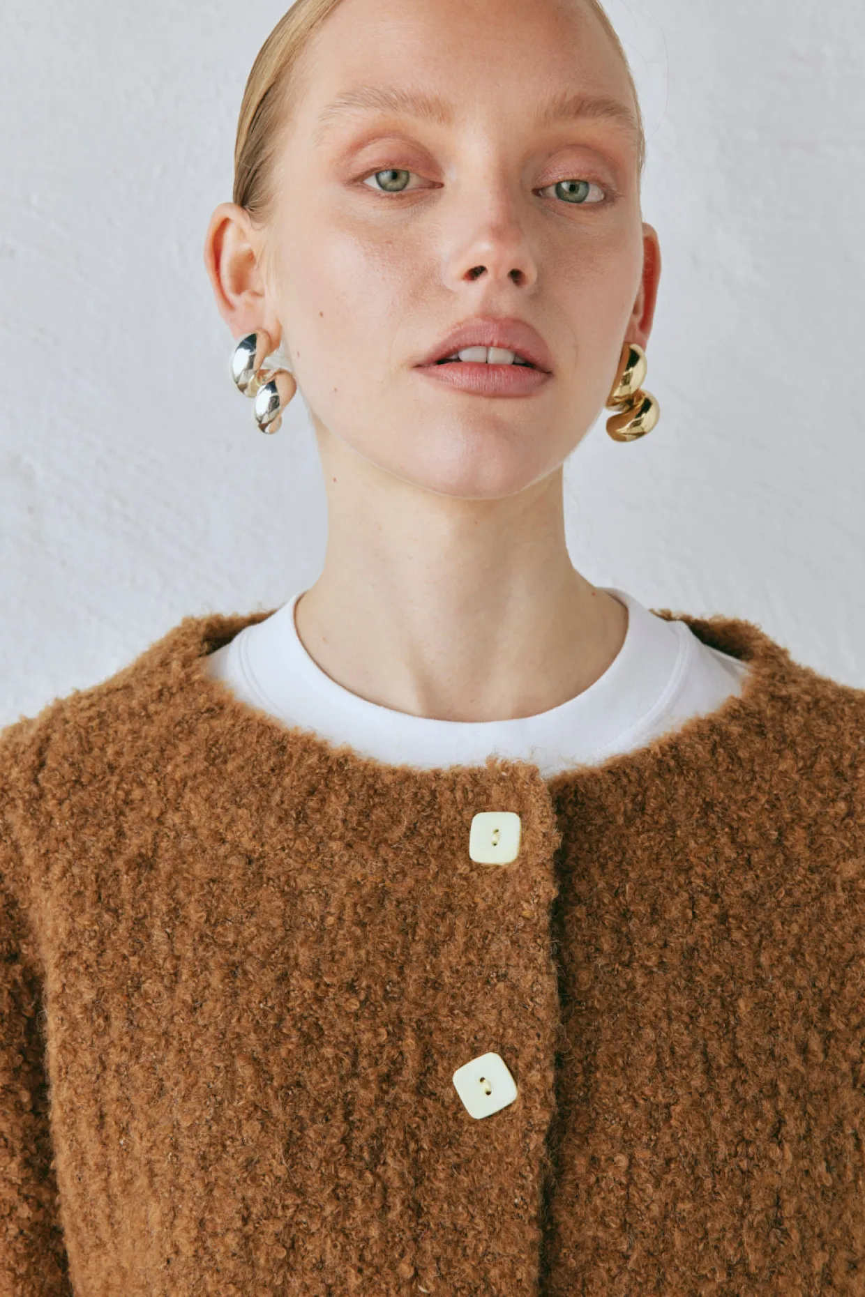 Elsie Knit Cardigan Copper