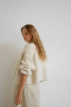 Elsie Knit Cardigan Cream