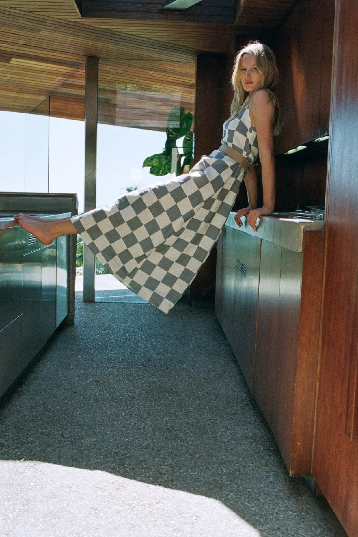 Emil Linen Midi Dress Asta