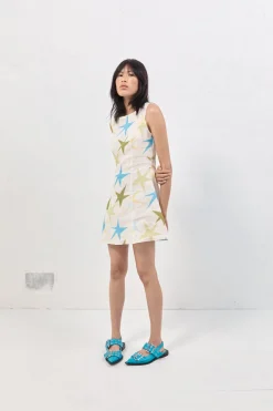 Esther Linen Mini Dress Star
