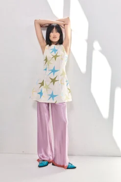 Esther Linen Mini Dress Star
