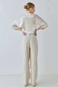 Goldie Linen Pants Oatmeal