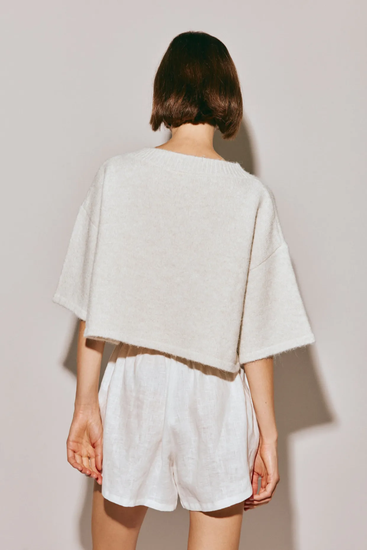 Hailey Knit Cardigan Oyster