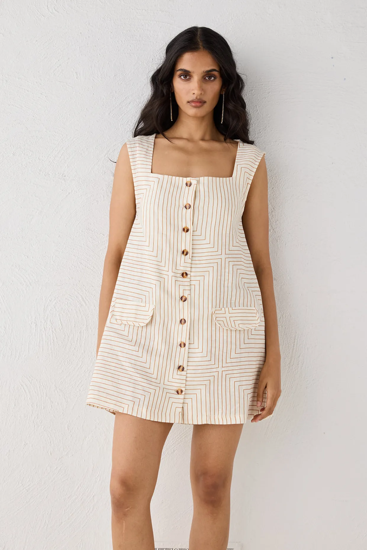 Heidi Linen Mini Dress Juno