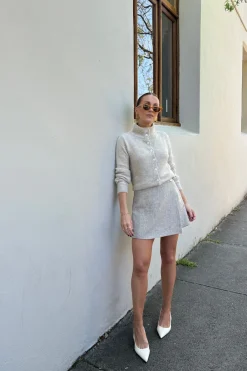 Henley Knit Cardigan Marle