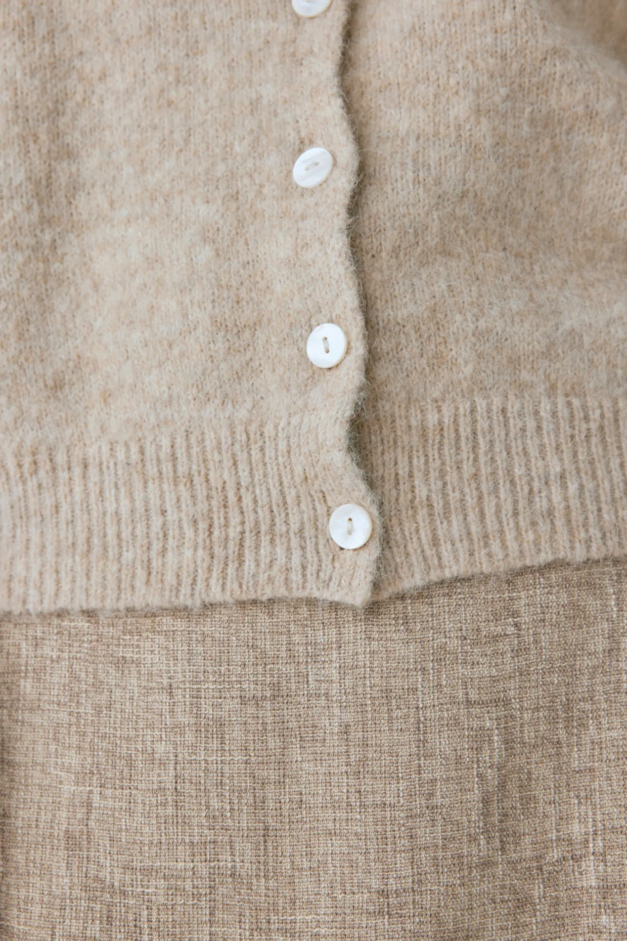 Henley Knit Cardigan Marle