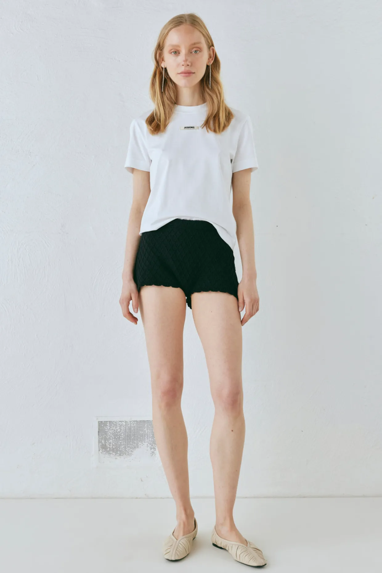 Inner Glow Knit Shorts Black