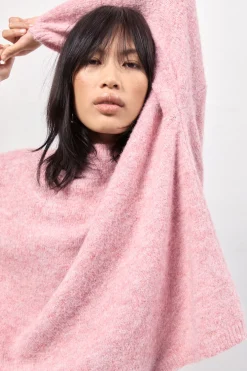 Juni Knit Jumper Pink Marle
