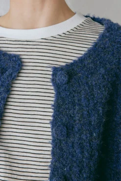 Lacy Knit Cardigan Marle