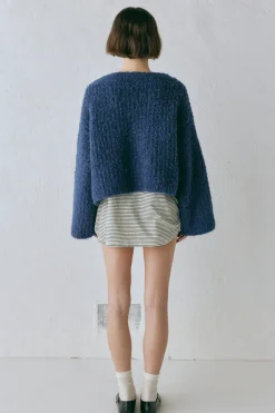 Lacy Knit Cardigan Marle
