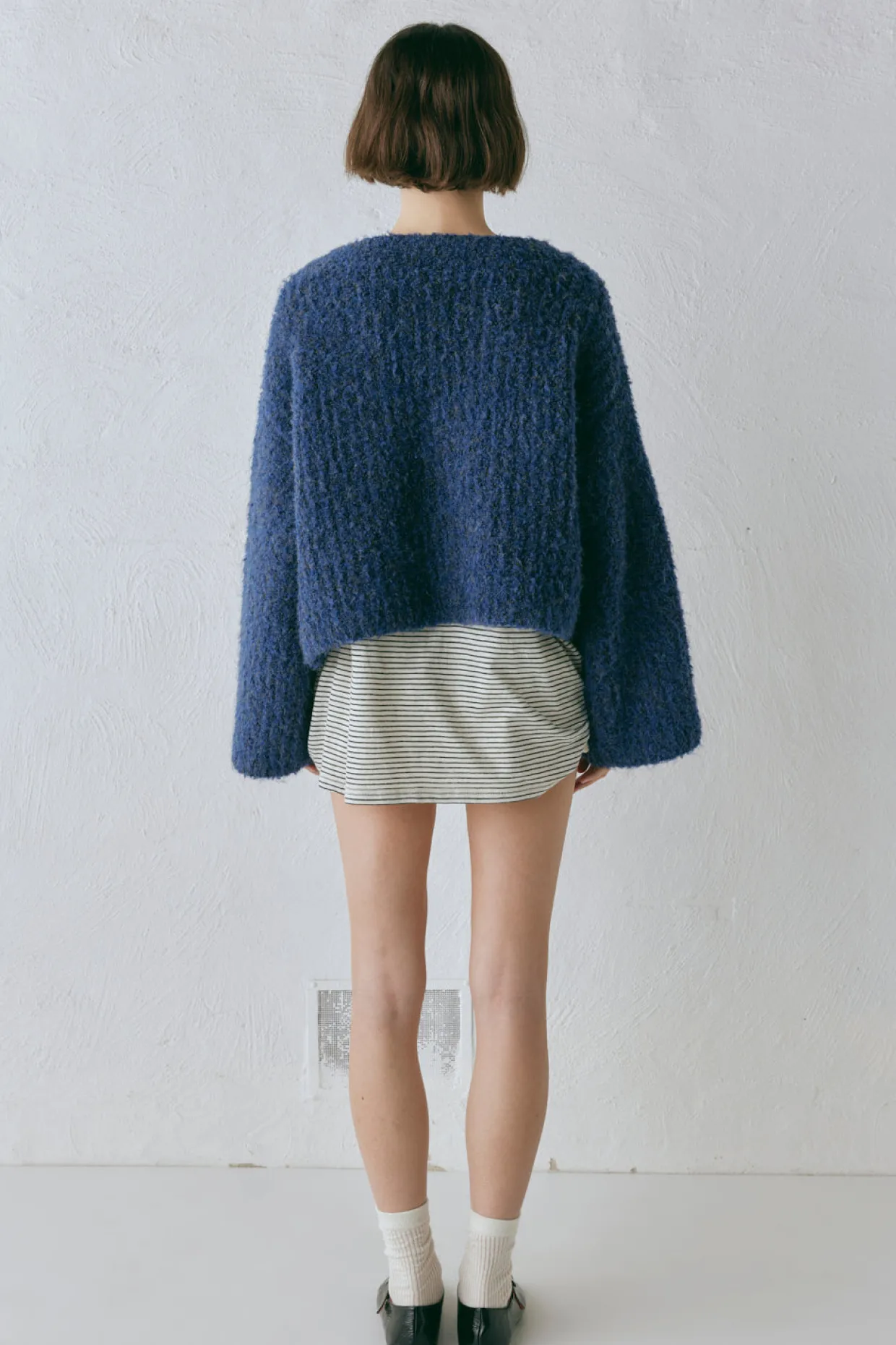 Lacy Knit Cardigan Marle