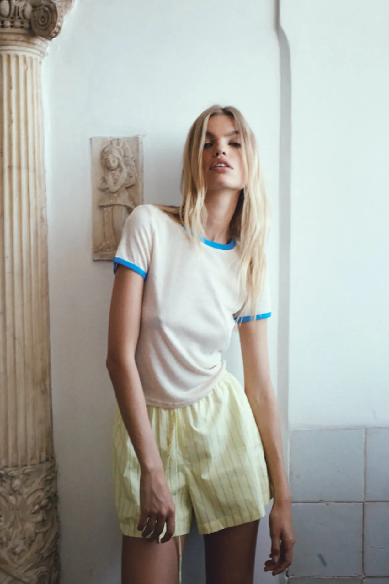 Lane Tee Oatmeal