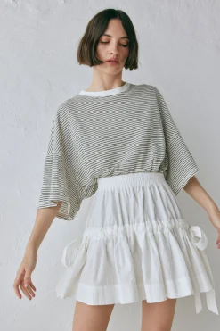 Lily Mini Skirt White