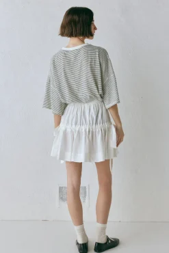 Lily Mini Skirt White