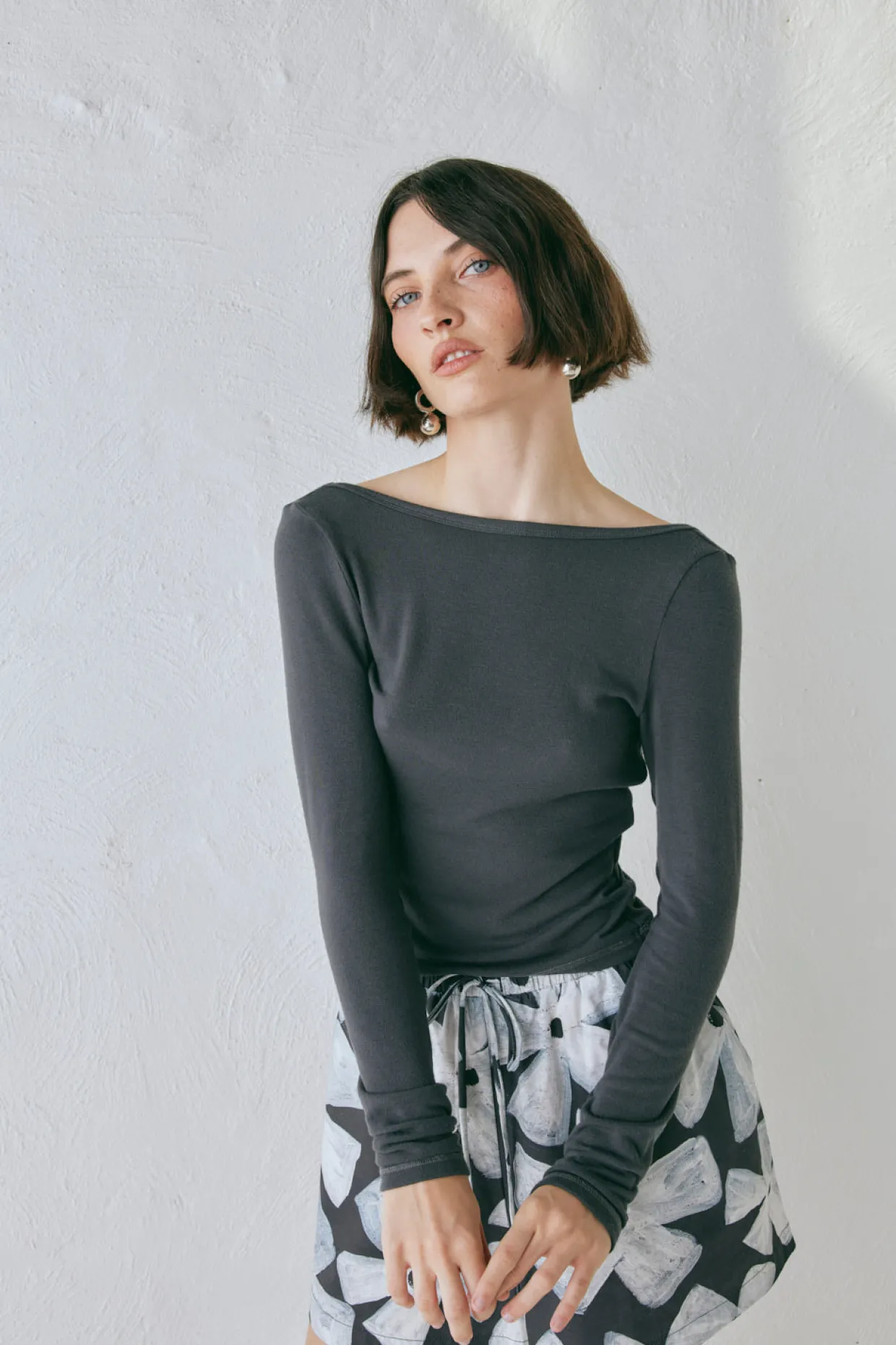 Lori Top Charcoal