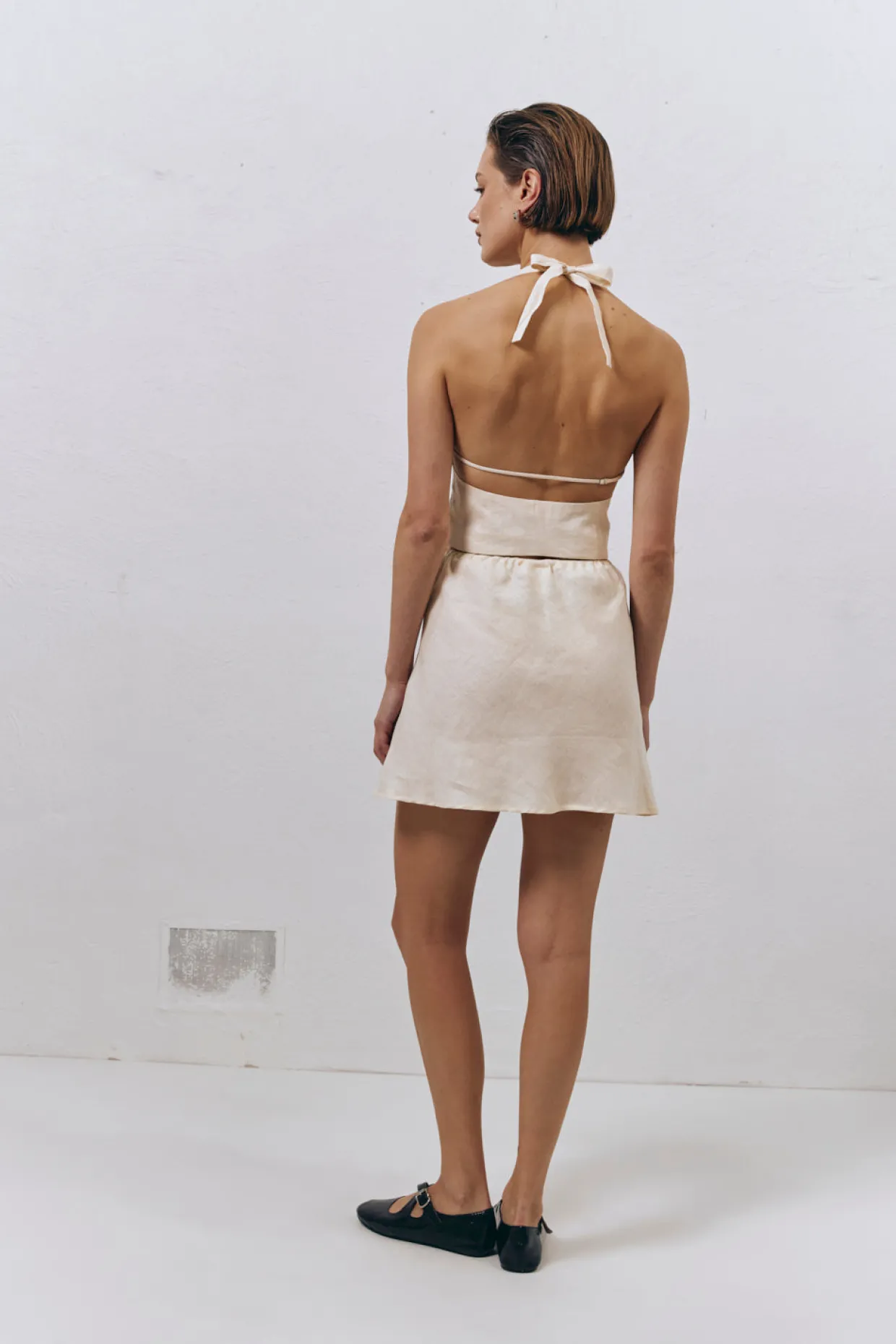 Los Cabos Linen Vest Cream