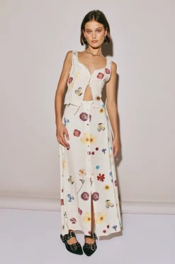 Love Language Midi Skirt Floral