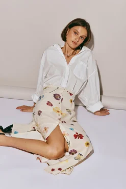 Love Language Midi Skirt Floral