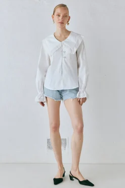 Mae Blouse White