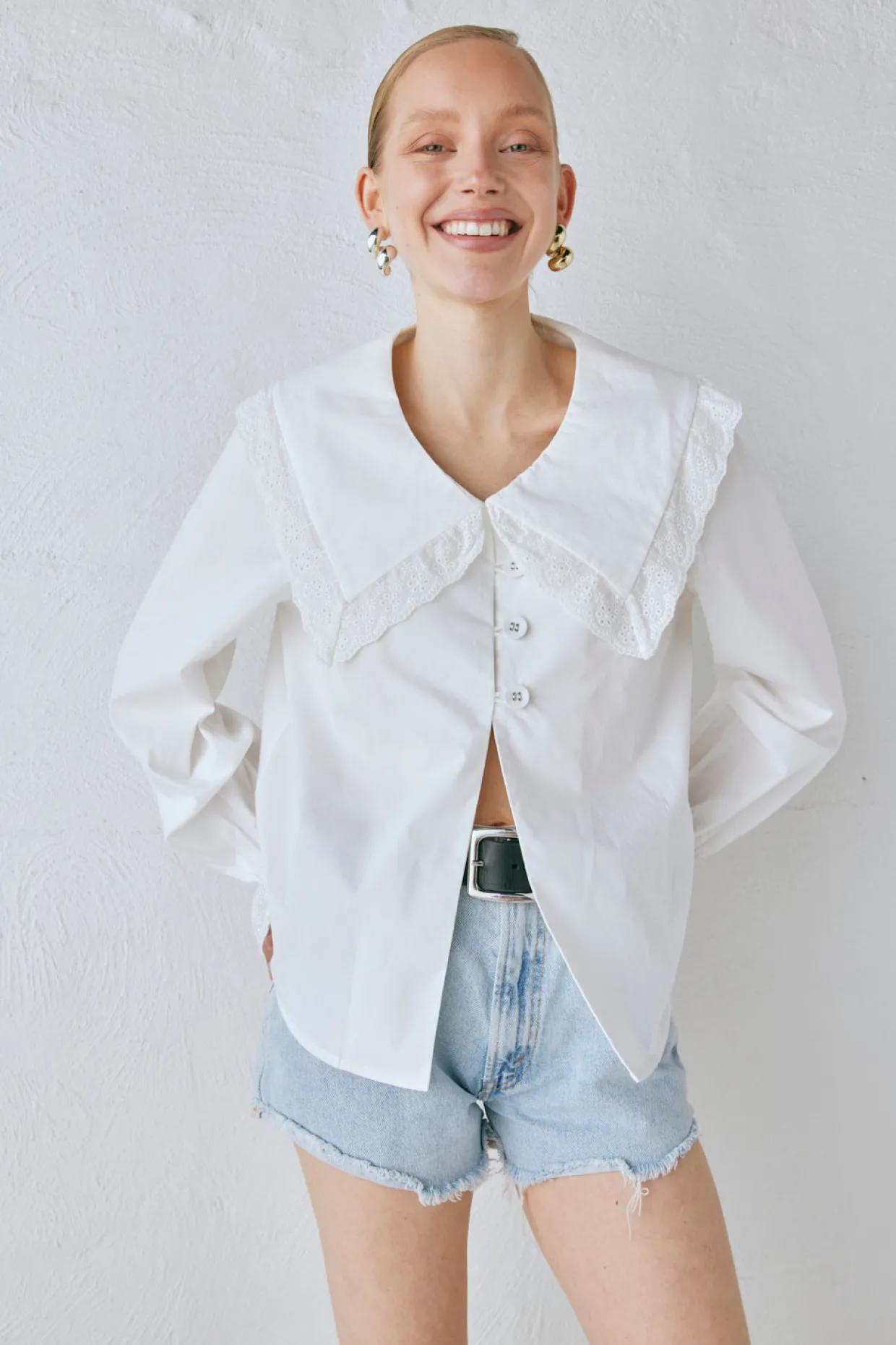 Mae Blouse White