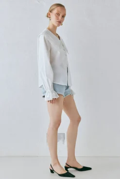 Mae Blouse White