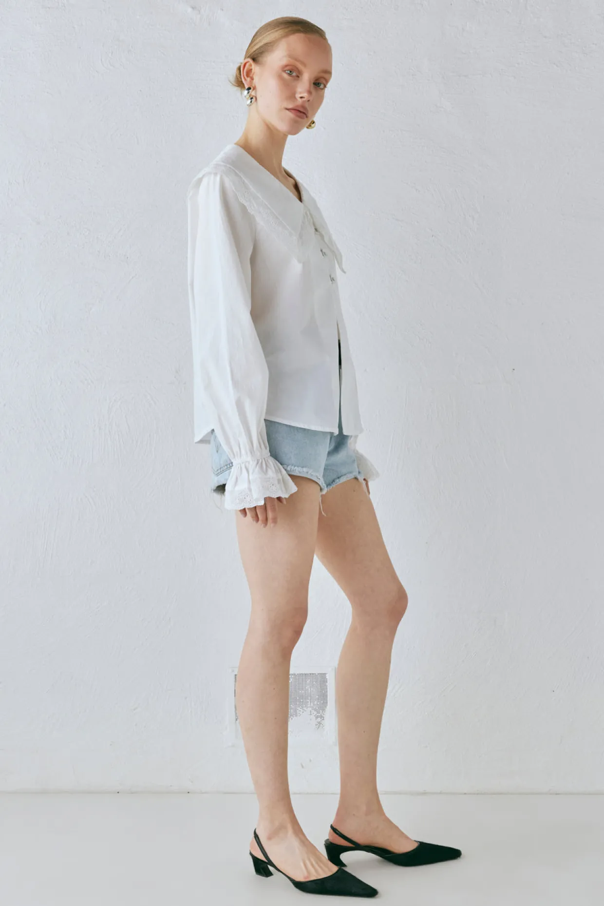 Mae Blouse White
