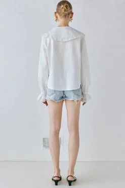 Mae Blouse White