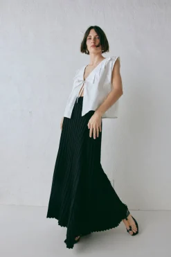 Malou Knit Maxi Skirt Black