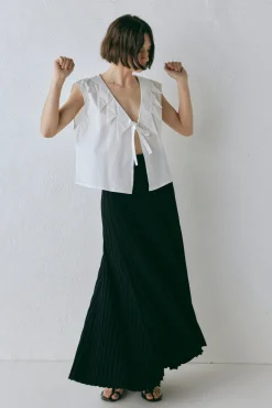 Malou Knit Maxi Skirt Black