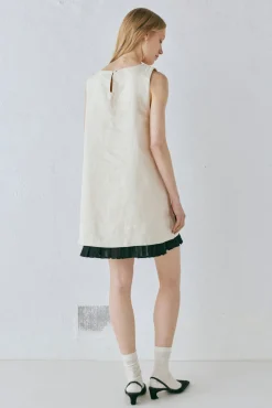 Musa Linen Mini Dress Cream
