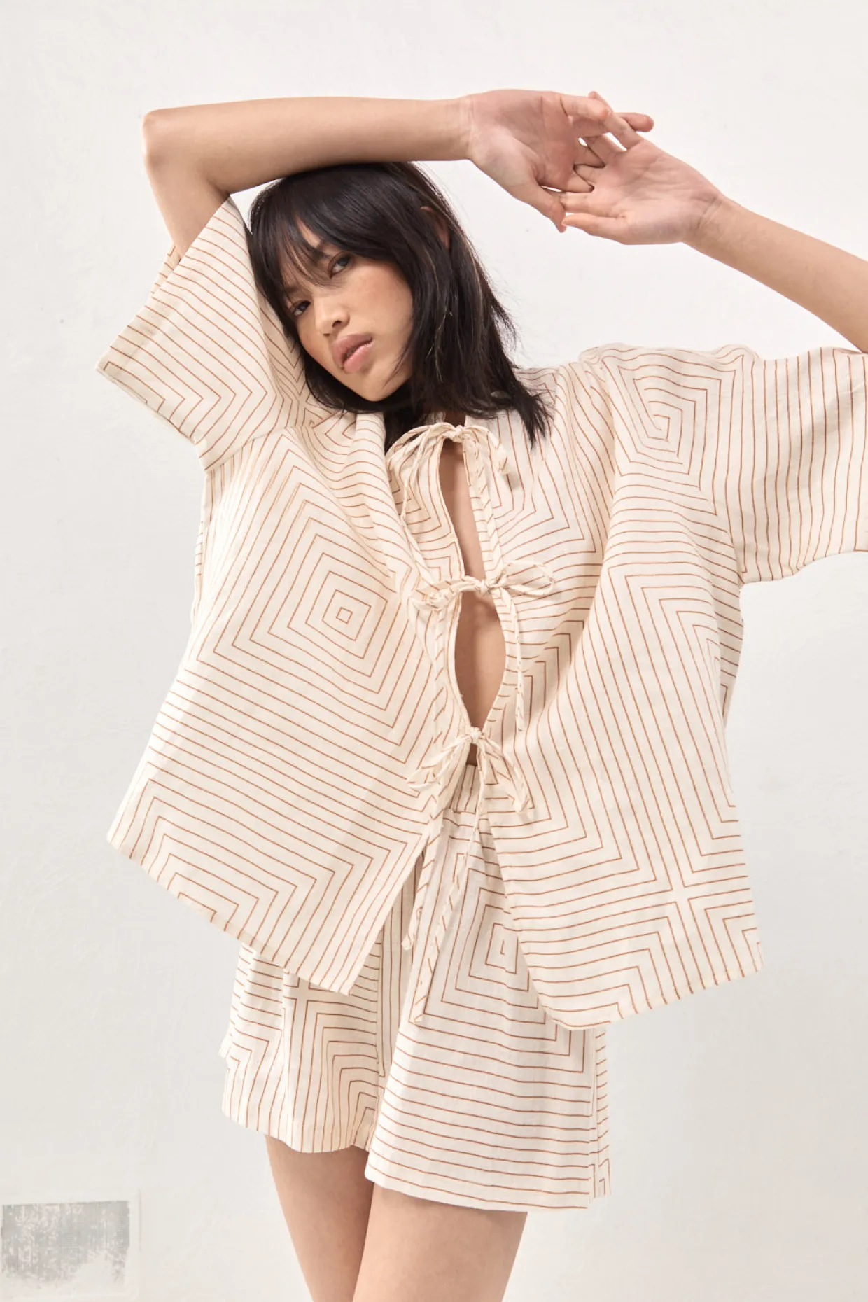 Naomi Linen Smock Top Juno