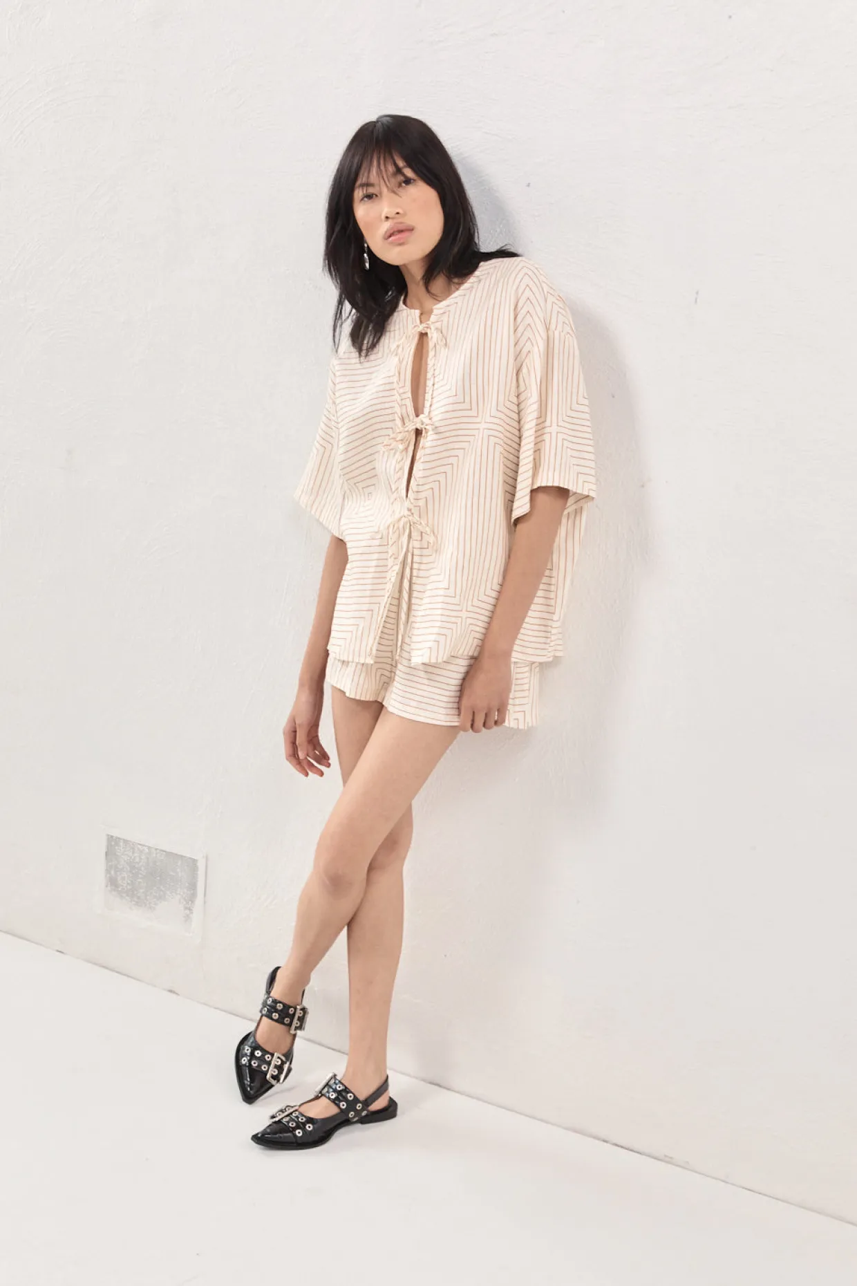 Naomi Linen Smock Top Juno