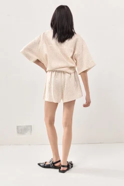 Naomi Linen Smock Top Juno