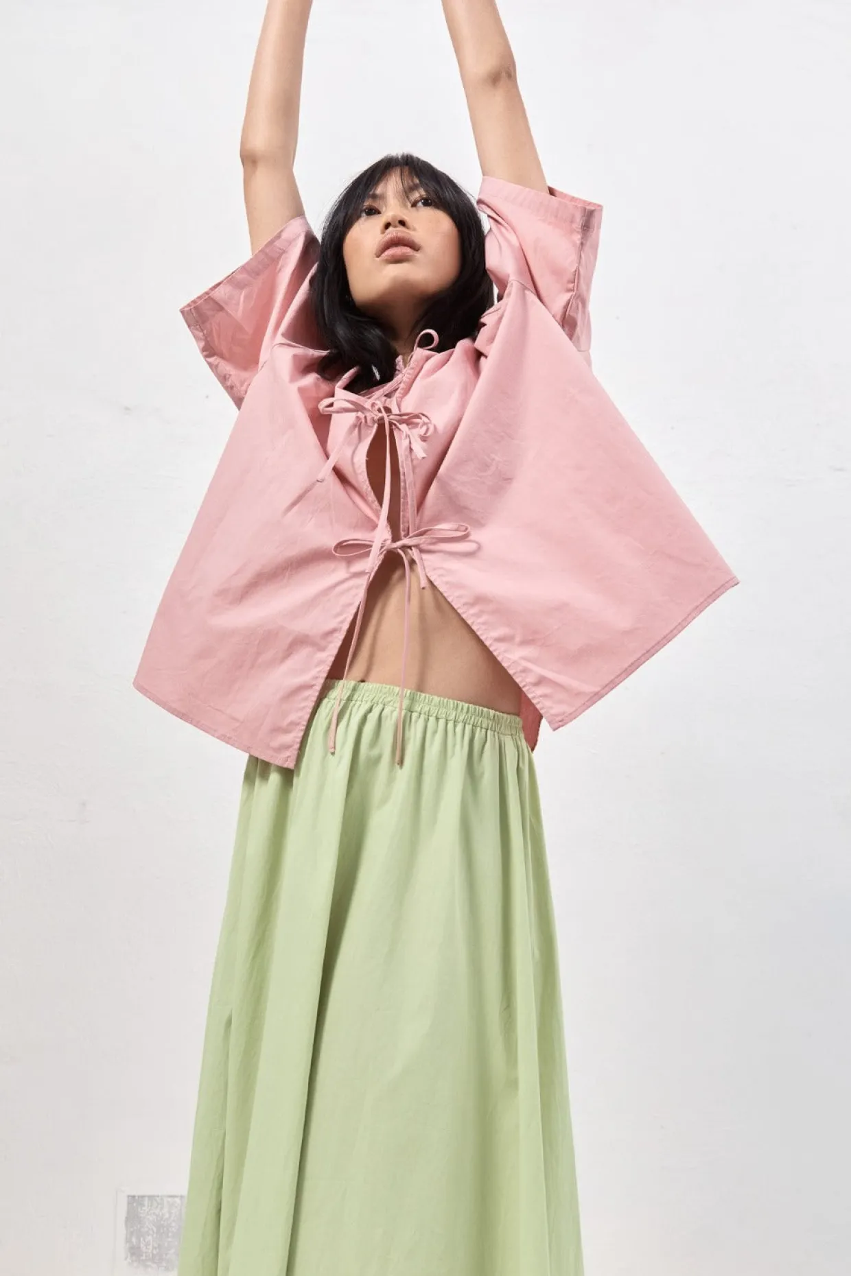 Naomi Smock Top Rose