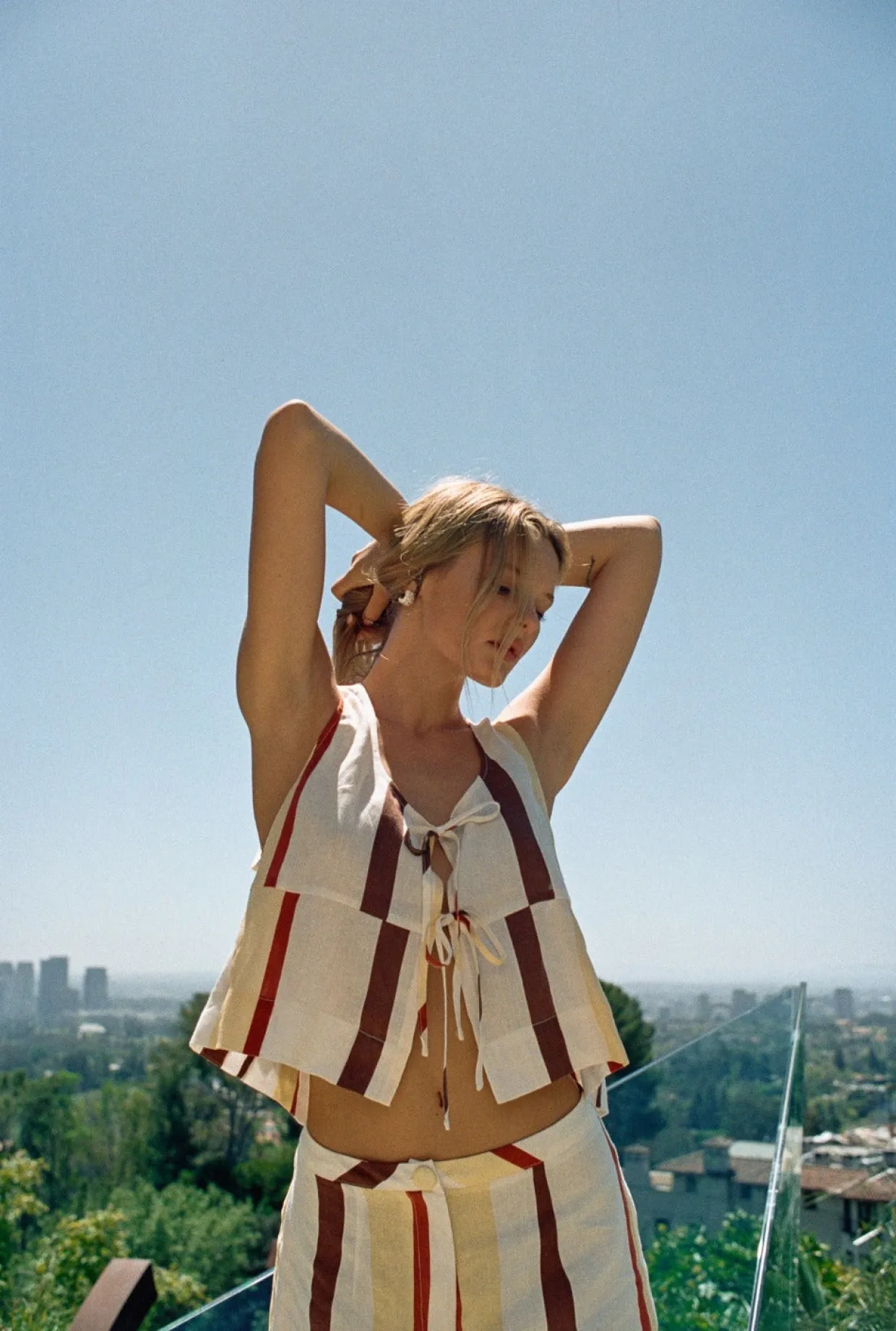 Nessa Linen Smock Top Ace