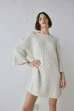 Pia Knit Tunic Cream