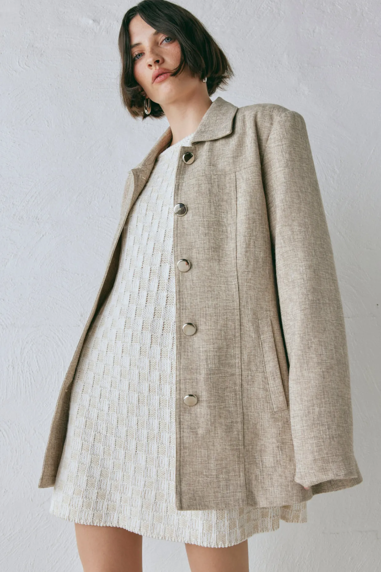 Pia Knit Tunic Cream