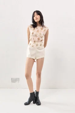 Retrofuture Top Tan