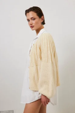 Riley Knit Cardigan Cream