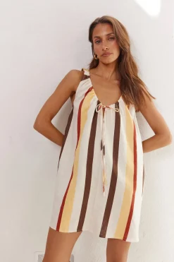 Rio Linen Mini Dress Ace