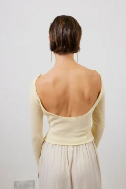 Sardinia Knit Top Cream