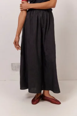 Solara Midi Skirt Black