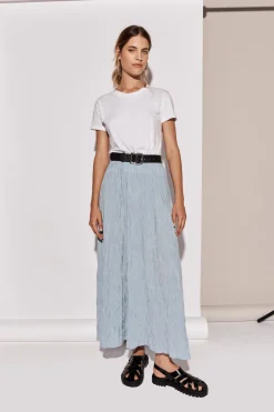 Solara Midi Skirt Sky