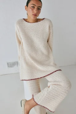 Stella Knit Tunic Cream