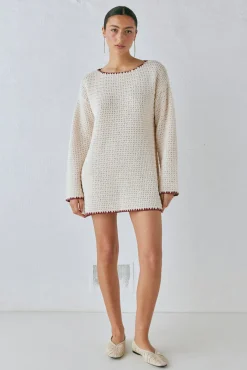 Stella Knit Tunic Cream