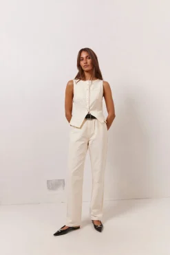Suki Denim Jeans Cream