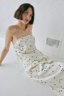Sunrays Linen Top Dot