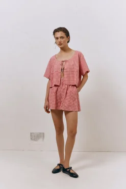 The Sea & I Shorts Red