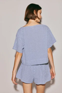 The Sea & I Smock Top Navy