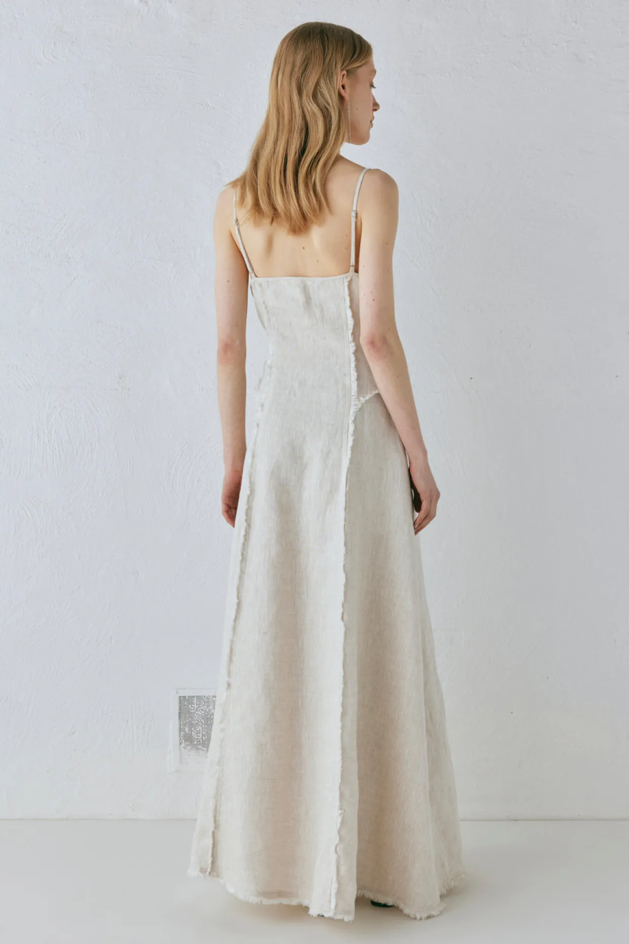 Thea Linen Maxi Dress Natural